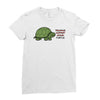 normal ass turtle Ladies Fitted T-Shirt
