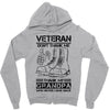 Veteran Don't Thank Me Thank My Grandpa Who Never Came Back Zipper Hoodie
