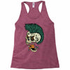 skull punk style Racerback Tank