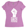 introverts unite separately in your own homes Women's Triblend Scoop T-shirt