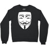 anonymous mask Crewneck Sweatshirt