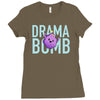 drama bomb Ladies Fitted T-Shirt
