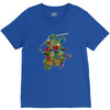 mega turtles V-Neck Tee