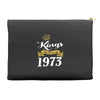 kings are born in 1973 Accessory Pouches
