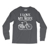 i love when my wife lets me buy another bike Long Sleeve Shirts