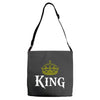 king Adjustable Strap Totes