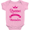 queens are born in november Baby Onesie