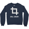oh crop Crewneck Sweatshirt