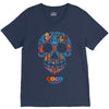 loco coco skul V-Neck Tee