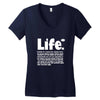 life  available for a limited time only Women's V-Neck T-Shirt