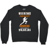 weekend forecast running Crewneck Sweatshirt