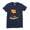 abraham play the game Ladies Fitted T-Shirt
