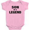 Dad The Man The Myth The Legend - Son Of A Legend Family Matching Baby Bodysuit