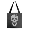 skull tetris Tote Bags