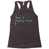 computer science Racerback Tank