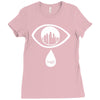 m83 midnight city eye design Ladies Fitted T-Shirt