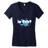 im cute no shit baby Women's V-Neck T-Shirt
