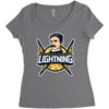 colorado springs lightning Women's Triblend Scoop T-shirt