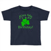 kiss me i't my birthday pi Toddler T-shirt