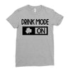 drink mode on Ladies Fitted T-Shirt