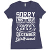 This Guy Is Taken By A Super Sexy December Girlfriend Ladies Fitted T-Shirt