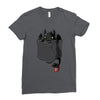 pocket toothless Ladies Fitted T-Shirt