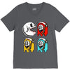 pac skull copy V-Neck Tee