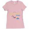 rainbow road Ladies Fitted T-Shirt