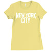 new york city ringer Ladies Fitted T-Shirt