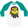 minion jaune 3/4 Sleeve Shirt