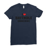 I Love Shithole Countries Ladies Fitted T-Shirt