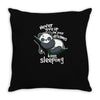 keep sleeping Throw Pillow