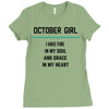 October Girl Ladies Fitted T-Shirt