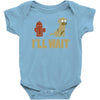 i'll wait Baby Onesie