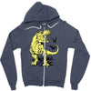tyrannosaurus rex Zipper Hoodie