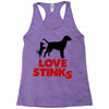 love stinks Racerback Tank