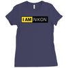nikon camera i am nikon Ladies Fitted T-Shirt