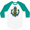 king of pirates anchor 3/4 Sleeve Shirt