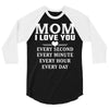 I Love You Mom 3/4 Sleeve Shirt
