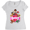 paw patrol birthday girl Women's Triblend Scoop T-shirt