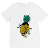 pineapple skateboarding V-Neck Tee