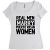 marry puerto rican woman Women's Triblend Scoop T-shirt