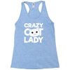 crazy cat lady Racerback Tank