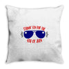 stayin' fly for the 4th of july Throw Pillow