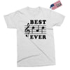Best Dad Ever Funny Music Note Exclusive T-shirt