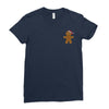 ugly ginger cookies pocket Ladies Fitted T-Shirt