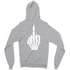 Flipping Someone Off Zipper Hoodie