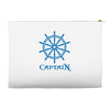 shirt steuerrad yacht boot ship sailing captain segeln kapit&auml;n Accessory Pouches
