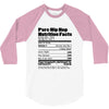 clebrity hip hop nutrition 3/4 Sleeve Shirt