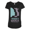 women's march 2017 on washington Maternity Scoop Neck T-shirt